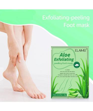 Peeling Foot Mask - Moisturizing & Gentle Foot Care for Soft Baby-Soft Feet in 2-7 Days | Natural Corn Remover Socks for Men & Women - Buy Online on GoSupps.com