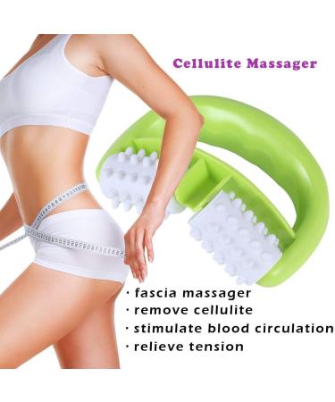 Fibound Anti-Cellulite Massager Roller - Effective Cellulite Removal for Thighs Legs Neck & Shoulders - Improve Circulation & Tone Skin - Buy Online on GoSupps.com
