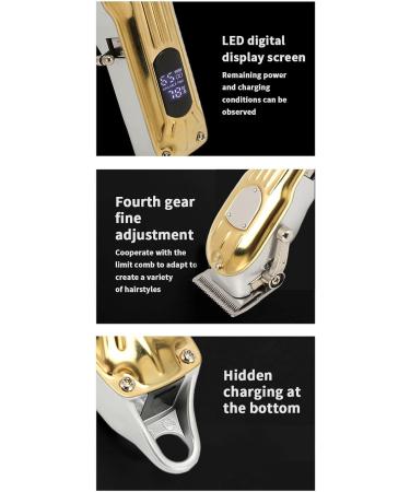 Buy Electric Hair Clipper Set - Ergonomic Stainless Steel Lightweight Home Haircut Kit for Effortless Grooming - Buy Online on GoSupps.com