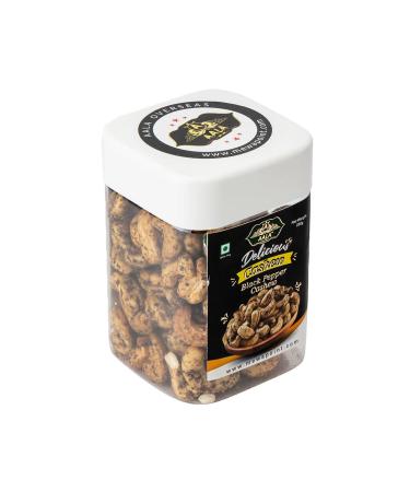 AALA Dry Fruits Roasted Black Pepper Spicy Masala Cashews | Kaju 250 gm