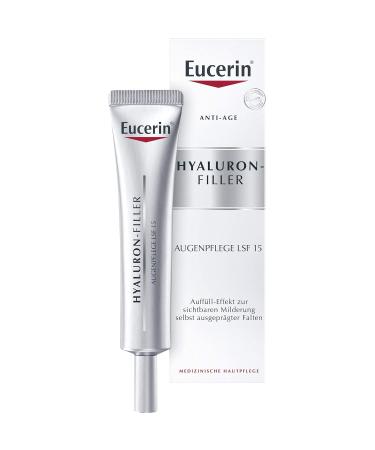 Eucerin Anti-Age Hyaluron-Filler Eye Care SPF 15 - 15 ml Ointment | Anti-Aging Eye Cream for Dark Circles & Wrinkles | International Shipping Available - Buy Online on GoSupps.com
