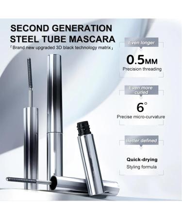 INSTR Olivia Blaire Iron Wand Mascara 3D Curling Eyelash Iron Mascara Curling Iron Mascara Waterproof Long Lasting Lash Extensions Mascara Volume & Length Without Smudging (2PCS-brown) - Buy Online on GoSupps.com