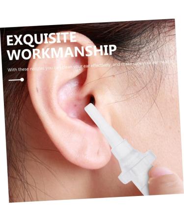 minkissy 10pcs Disposable Ear Washer Tips for Safe Ear Cleaning Rigid Design for Irrigation and Hygiene - Buy Online on GoSupps.com