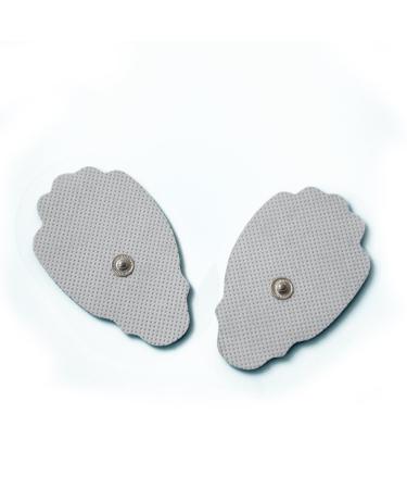 TENS/EMS Unit 20 Snap Electrode Pads - Large Premium Replacement Electrodes | Reusable up to 25 Times | Med X Tens Compatible - Buy Online on GoSupps.com