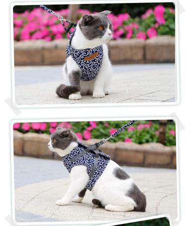 Buy Etopars Adjustable Cat Dishes & Ultra-Light Harness Vest for Kittens | International Shipping Available - Buy Online on GoSupps.com