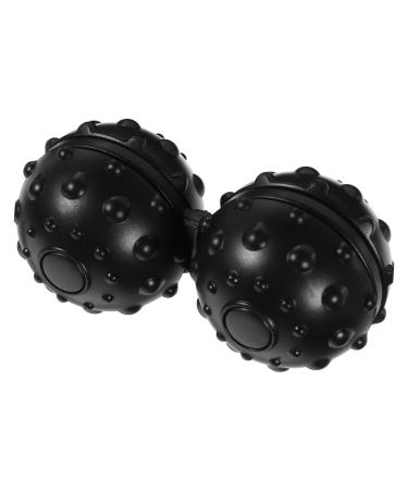 Healvian 3st body massage device glass holder made of rattan action camera bag lacrosse ball massage muscle massage scroll ball massage ball double lacrosse ball black ice hockey peanut