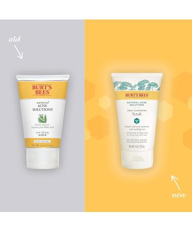 Burt's Bees Natural Acne Solutions Deep Cleansing Scrub Salicylic Acid Acne Treatment with Soothing Cica 99% Natural Origin 113g - Buy Online on GoSupps.com