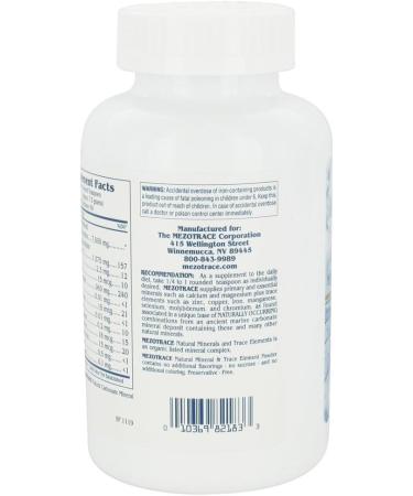 Mezotrace Calcium Magnesium Powdered Minerals - 1 lb | Premium Mineral Supplement - Buy Online on GoSupps.com