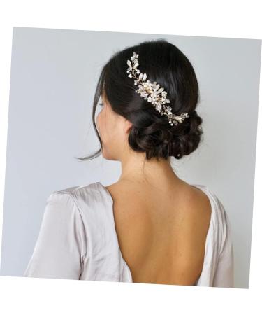 Housoutil Rhinestone Hair Comb Wedding Hair Comb Bridal Hair Comb Clip Flower Girl Hair Comb Wedding Hair Barrette Bridal Hair Accessories Combs Tiara Bride Hair up Rhinestones - Buy Online on GoSupps.com