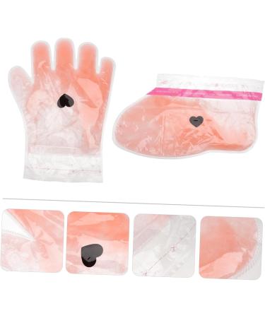 POPETPOP 2 Pairs Wax Gloves Hand Care Gloves Hand Feet Wax Cover Plastic Paraffin Socks Paraffin Wax Gloves Paraffin Wax Liners Wax Bath Foot Mitts Bath Mat Non-Woven Fabric Frosted - Buy Online on GoSupps.com