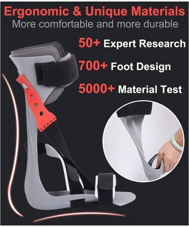 Adjustable Foot Drop Orthosis - X-Large Left Foot Stabilizer & Support | Sleep Ankle Brace for Optimal Posture - Buy Online on GoSupps.com