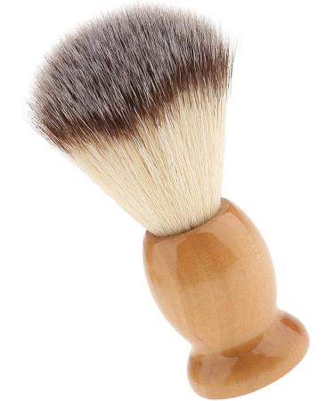 Stylish Stainless Steel Razor Holder & Wood Shaving Brush Set for Men | Practical Male Grooming Kit - 11.5x12.5cm - Buy Online on GoSupps.com