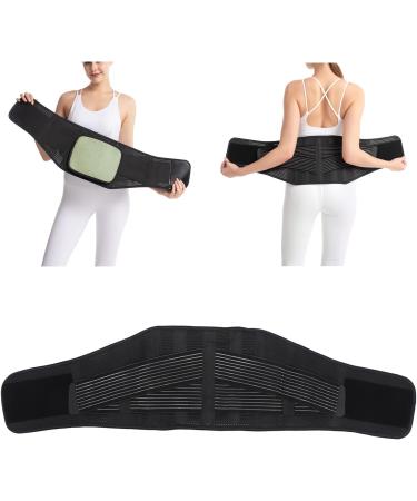 TBES Lordosis Support Belt | Comfortable Steel Plate Back Support & Double Compression Waist Belt | XL 59 60 cm | International Shipping Available - Buy Online on GoSupps.com