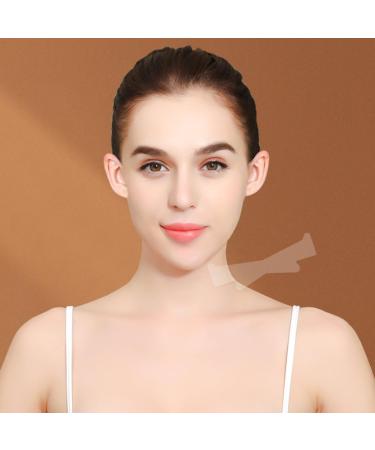 Neck Lift Tape 20Pcs Elastic Breathable Neck Strips Self-adhesive Neck Tape Portable Sweatproof Reusable Wrinkle Removing Neck Tightening Tape Semitransparent - Buy Online on GoSupps.com