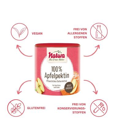 Natura 100% Apple Pectin - 200g | Sugar-Free Vegan & Gluten-Free Gelling Agent for Jam & Jelly Making - Buy Online on GoSupps.com