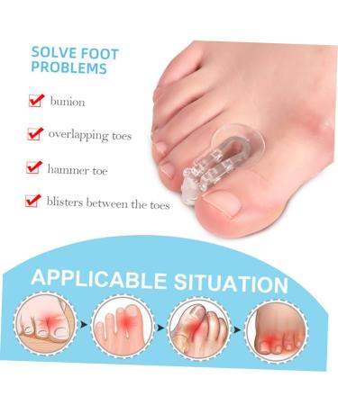 GLEAVI 4 Pairs Foot Separator & Bunion Care Tools - Overlapping Foot Adjusters for Women - International Shipping Available - Buy Online on GoSupps.com