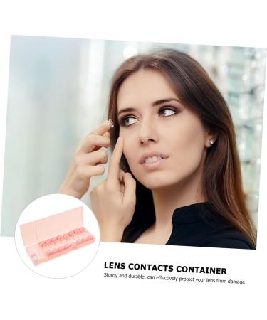 Buy Solustre 8-St Colored Contact Lens Case - Practical Organizer for Invisible Glasses | Travel-Friendly & Durable Pink Holder | Shop Internationally! - Buy Online on GoSupps.com