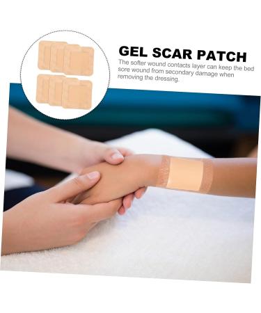 OHPHCALL 6pcs Gel Scar Patches - Silicone Bordered Hydrocolloid Patches for Scars - Buy Online on GoSupps.com