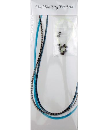 Real Feather Hair Extensions - Ice (Set of 3 Feathers) - Buy Online on GoSupps.com