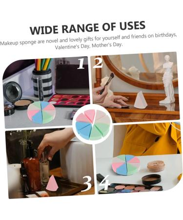 FRCOLOR 15 Sets Triangular Sponge Puff Powder Sponge Powder Makeup Girls Makeup Puff Shape Makeup Sponge Face Puff Powder Puff Portable Facial Makeup Pad Make up Emulsion Flutter Miss - Buy Online on GoSupps.com