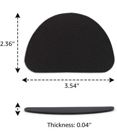 Beautulip Non-Skid Shoe Pads - Pack of 8 Black Self-Adhesive Slip Resistant Sole Protectors - Buy Online on GoSupps.com