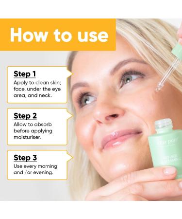 Ame Pure Vitamin C & Retinol Serum For Face - Brightening Radiating Vitamin C Serum For Face - 30ml Face Brightening Serum - Restores Your Glowing Skin - Start Your Glow-Up Journey! - Buy Online on GoSupps.com
