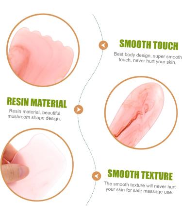 Shop Gleavi 4-Piece Gua Sha Massage Tool Set - Pink Stone Face Scraper & Meridian Massage Board for Improved Skin Health - Buy Online on GoSupps.com
