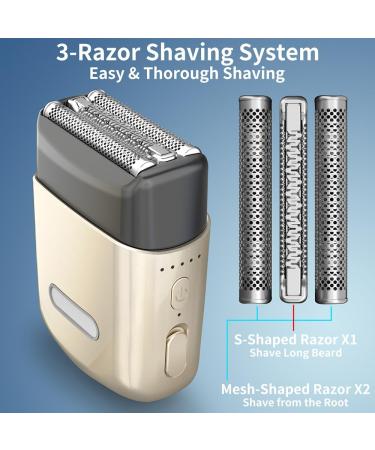 Buy Concare H1042 Electric Razor for Men | 3-Blade Waterproof Cordless Shaver | Rechargeable Wet & Dry Electric Shaver - Perfect Gift - Buy Online on GoSupps.com