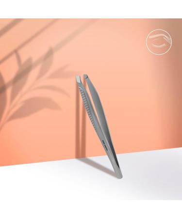 STALEKS PRO Precise brow tweezers with wide beveled edges. Medical grade stainless steel. Classic 15/3 - Buy Online on GoSupps.com