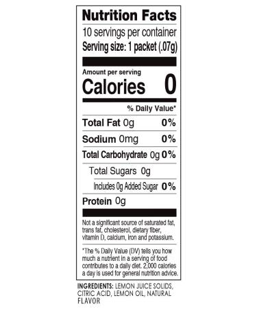 True Lemon Fruit Infusion Lemon Raspberry - 10 Packets (0.26 oz) | Natural Flavoring Additive - Buy Online on GoSupps.com