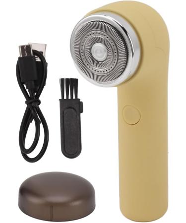 AYNEFY Portable Mini Beard Trimmer - Fast Motor Hair Remover for Travel | Compact & Lightweight | USB Cable Included (Yellow - Buy Online on GoSupps.com