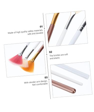 Buy Ipetboom 12 Pcs Face Highlighter Liquid Blush & Foundation Brush Set - Essential Makeup Tools for Contouring & Doll Eyelashes - International Shipping Available - Buy Online on GoSupps.com