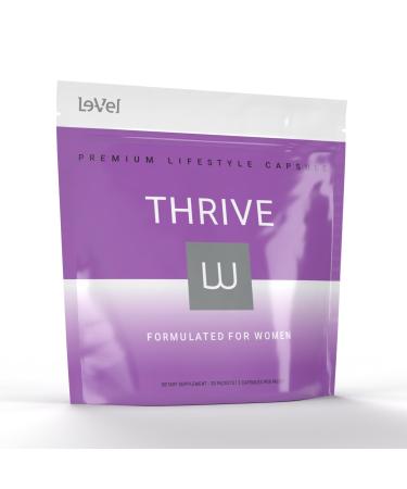 Le-Vel Thrive Premium Vitamins & Minerals Capsules for Women | 60 Capsules | Womens Multivitamin Lifestyle Capsule | Gluten Free | Multi Minerals Supplement | Energy Boost 30 Day Supply