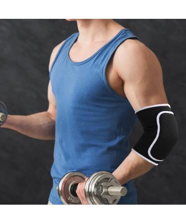 Elbow Pads with Thick Sponge Padding for Kids and Adults - Breathable Arm Brace Support for Fitness and Tendonitis - Buy Online on GoSupps.com