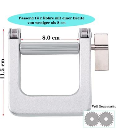 UDQYQ Metal Tuben Express Tubsqueters - 8cm Aluminum Toothpaste Tube Pressers for Artists & Salons - Silver - Buy Online on GoSupps.com