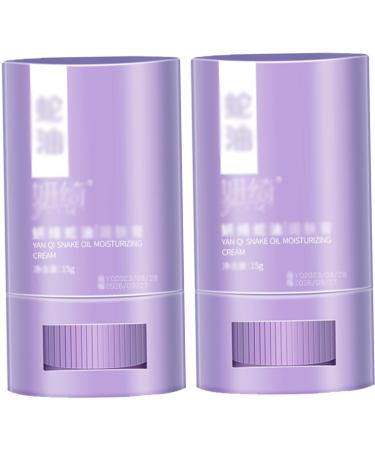 Nyutcwe 2Pcs Neck Firming Stick Moisturizing Neck Cream Stick Anti-Wrinkte Snake Oil Care Smooths Creams for Tightening and Firming Care Cream for Women Men