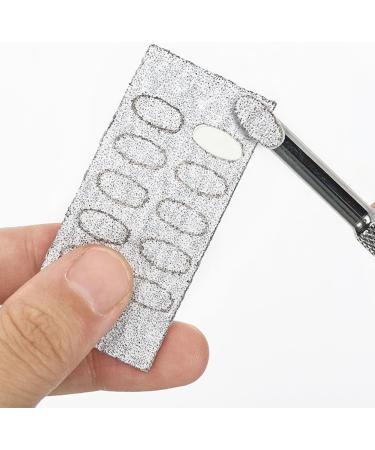 Housoutil Nail Pusher Self Sticker Sandpaper 10 Sheets Flake File Trimming Nails Pre Polishing Sandpaper Coarse and Fine Sand Nail Files Buffers Nail Discs Pads for Beginners - Buy Online on GoSupps.com