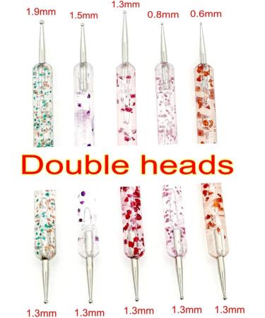 JZK 5pcs Gel Nail Dotting Pen Set - Double-Ended Nail Dotter for Nail Art Design & Painting - Buy Online on GoSupps.com