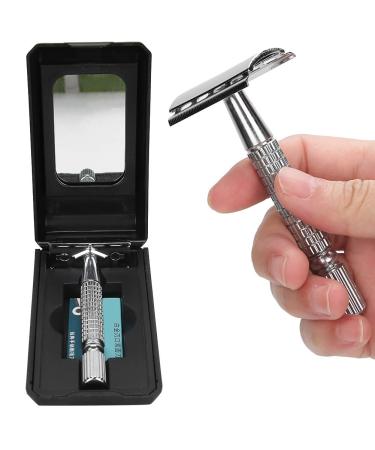 Premium Double Edge Safety Razor | Portable Classic Razor for Men - International Shipping Available - Buy Online on GoSupps.com