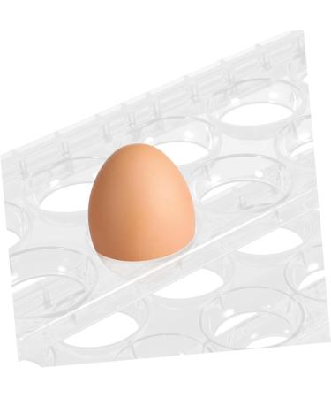 Mikikit Egg Storage Rack Refrigerator Egg Stand for Fridge Door Egg Rack Fridge Egg Holder Devil Organizer White 25.00X20.00X11.00CM - Buy Online on GoSupps.com