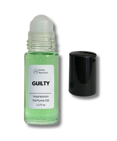 Cologne Oil for Men - Roll on Body Perfume Long Lasting Scent Travel Size Oil Based Parfum Type Fragrance in Sleek Glass Bottle for Man 1.2 Oz (35 ml GucciGuilty-Type) 1.2 Fl Oz (Pack of 1) GucciGuilty-Type