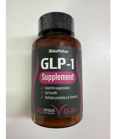 GLP-1 Alternative Supplement Natural Extracts with Hops Green Tea Extract Garcinia Cambogia Multivitamins Probiotics for Gut GLP-1 Activate & Overall Health - 45 Capsules (15 Servings)