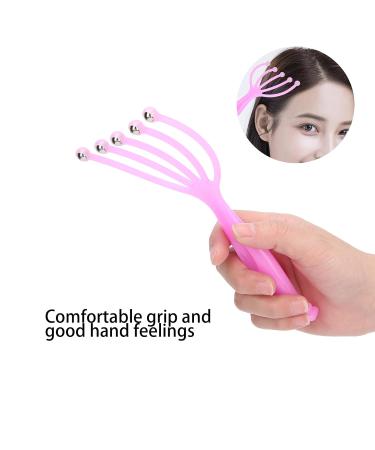 Scalp Massager Head Massager - Deep Relaxation Tool for Home & Office - Pink Spider Design - Buy Online on GoSupps.com