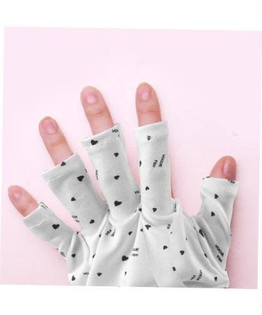 FOMIYES 10 Pairs Nail Gloves Gel Manicure Uv Gloves Protection Gloves for Manicures Uv Lamp Glove for Gel Nails Gel Nails Gloves Polyester Light Miss - Buy Online on GoSupps.com