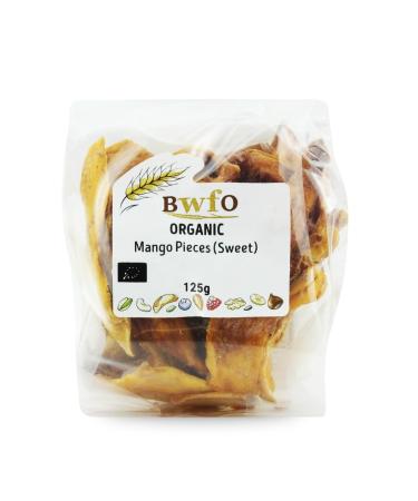 Organic Mango Pieces (Sweet) 125g (BWFO) - Buy Online on GoSupps.com