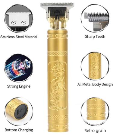 Premium Gold Hair Trimmer for Men - Best International Shipping & Grooming Experience - Buy Online on GoSupps.com