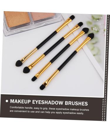 PLAFOPE 45 Pcs Eye Shadow Brush Eye Shadow Applicator Double Ended Eyeshadow Brush Blending Sponge Fiber - Buy Online on GoSupps.com