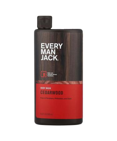 Every Man Jack Body Wash and Shower Gel Cedarwood  16.9 Ounce