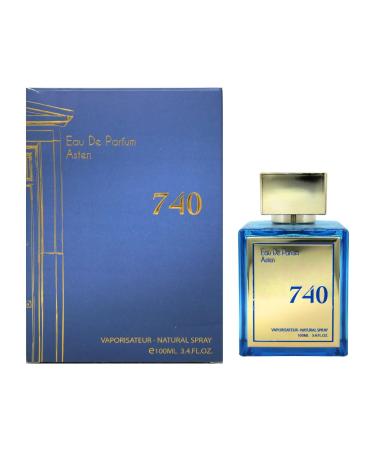 Asten 740 Eau De Parfum 100Ml 3.4Oz Original Arabian Fragrance From Dubai - Unisex Long Lasting - Floral and Fresh Perfume