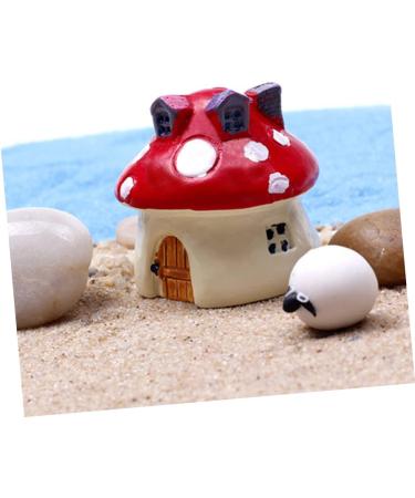 Toddmomy 4pcs Mushroom House Plant Pot Decorations Accessories Fairy Garden Mini As Shown Medium - Buy Online on GoSupps.com